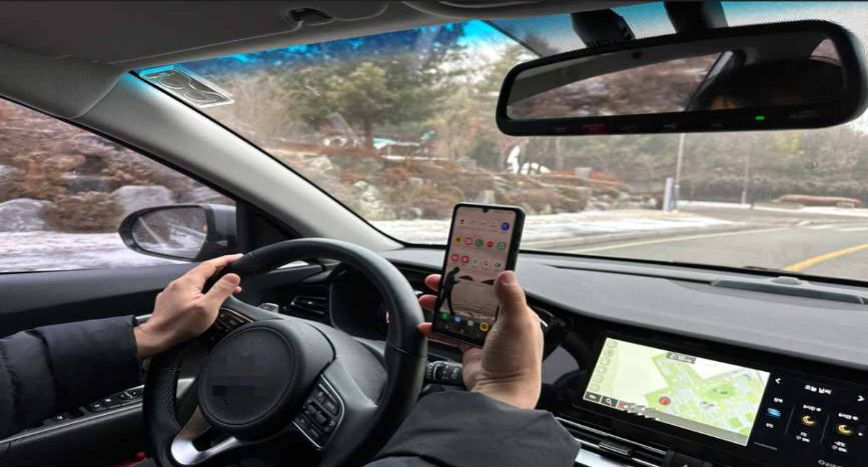Vehicle without an automated driving system