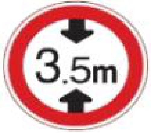 Which description of this safety sign is correct?