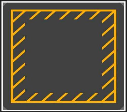 Which description of the following safety marking is correct?