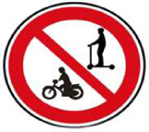 Which statement about this safety sign is correct?